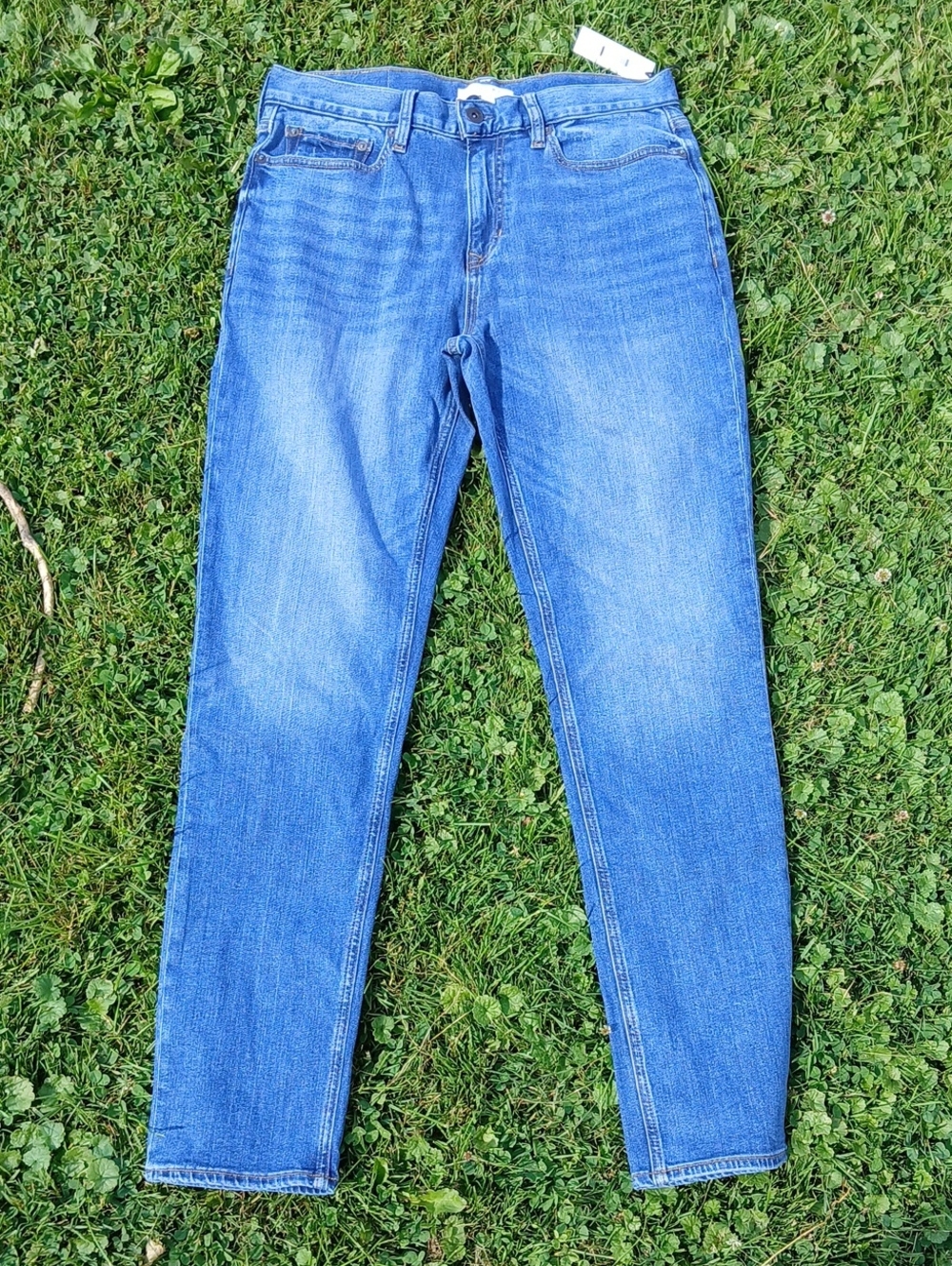 Nwt Banana Republic Luxe Travelers Slim Straight-Leg Mens Jeans 32x32